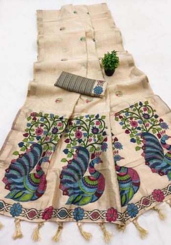 Anupama muga cotton wholesale saree shops in surat